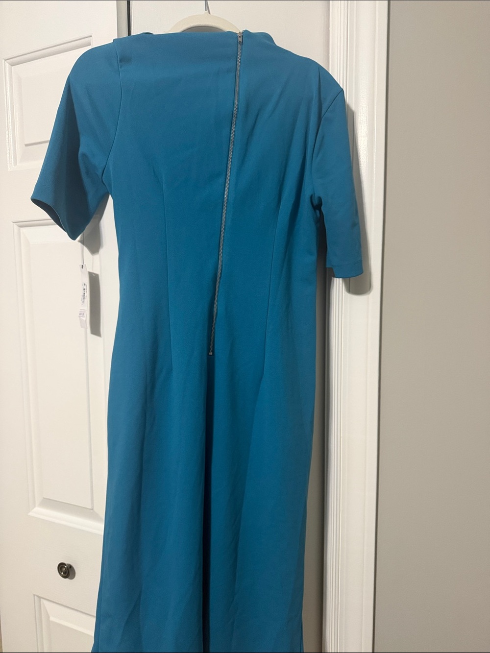 Maggy London Teal Midi Sheath Dress - Picture 5 of 5